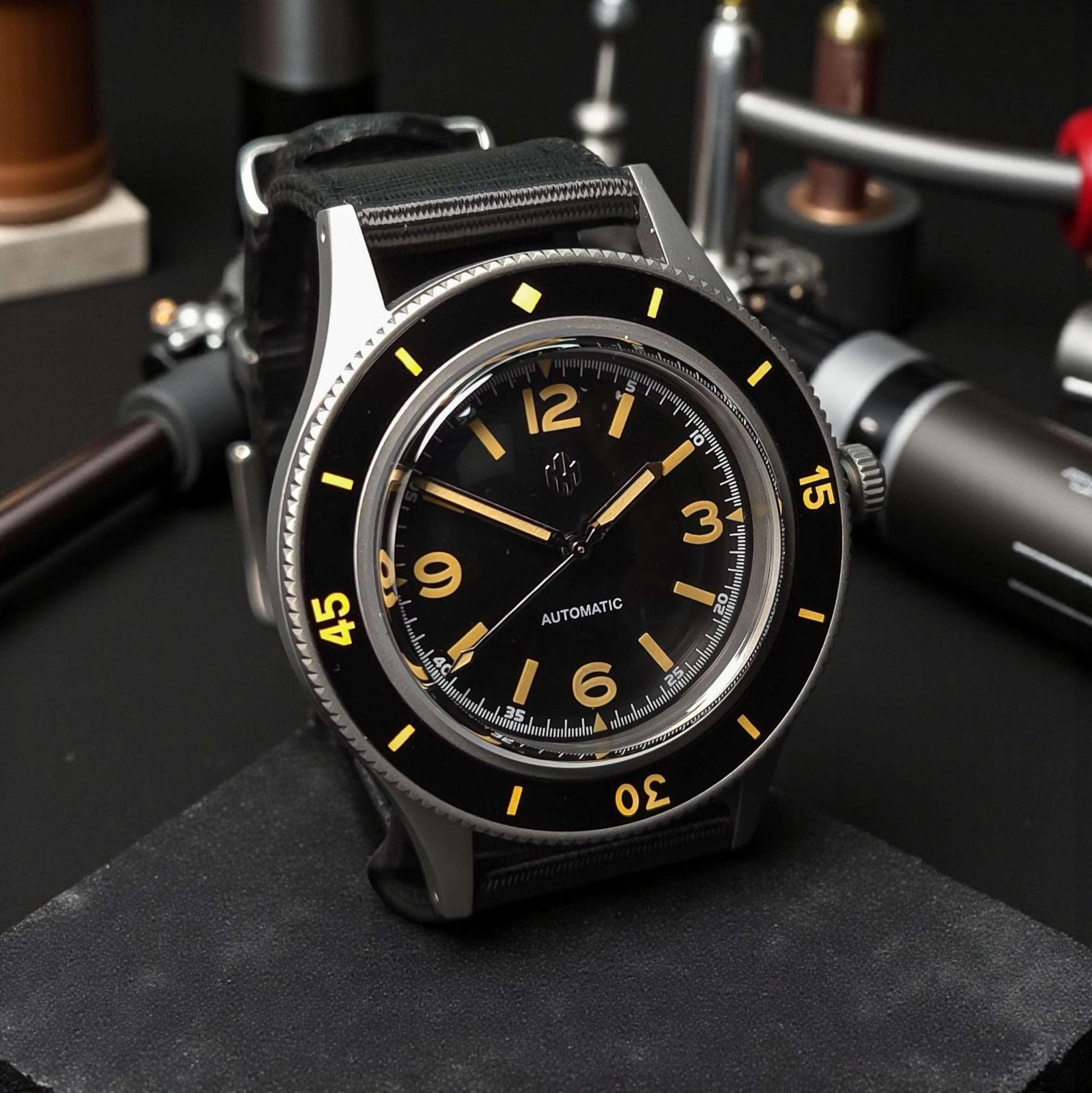 Custom S Mod Fathom Vintage Diver Series - MODTIME