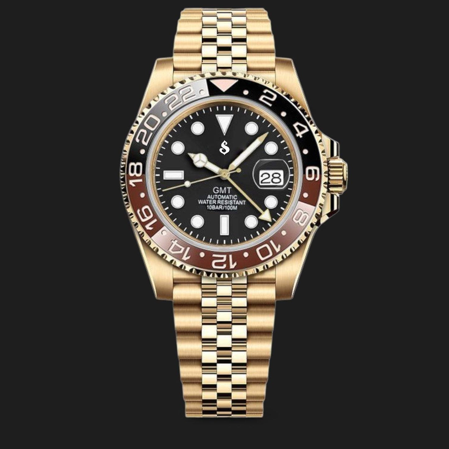 Custom S Mod Gold GMT " Root Beer " Series - Modtime - MODTIME