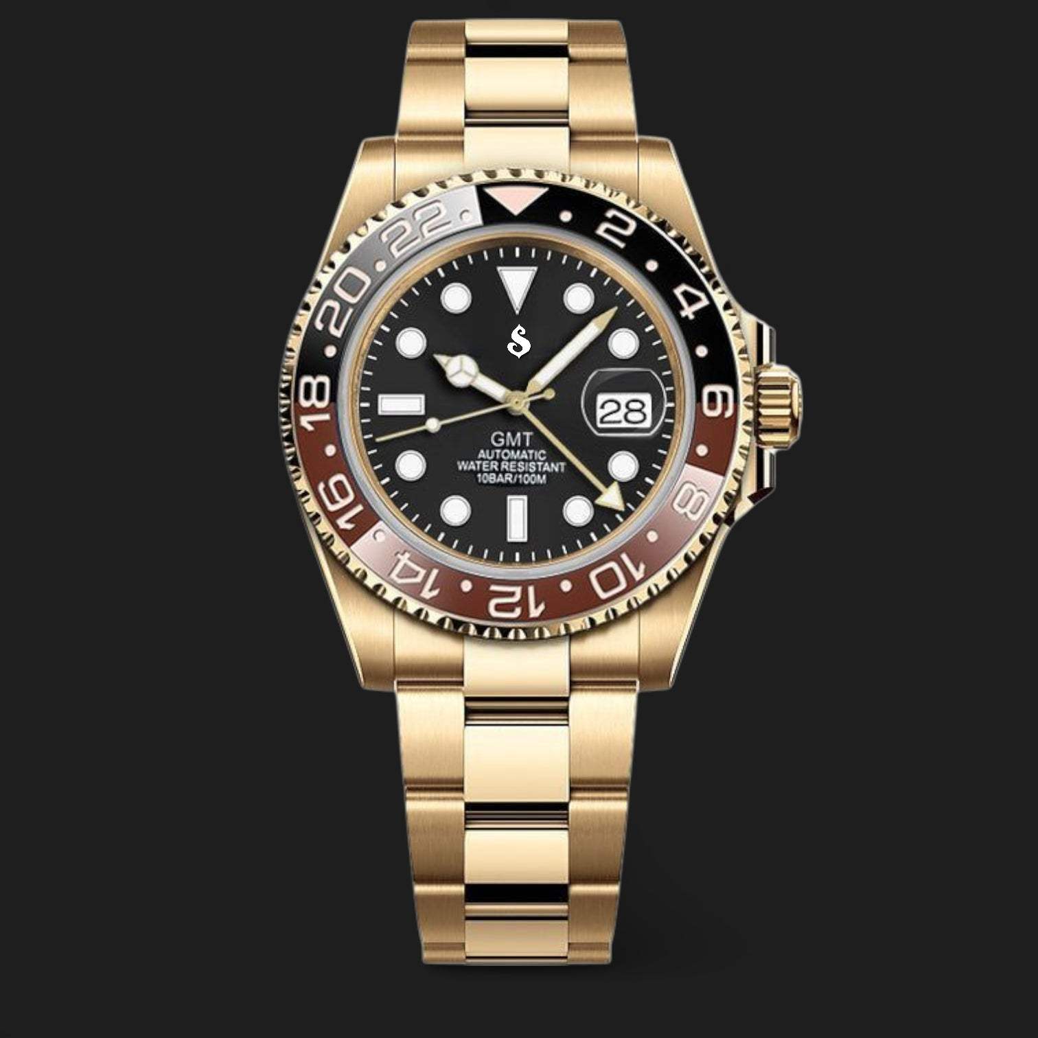 Seiko Mod watches GMT Master Gold " Root Beer " Series - Modtime Creations