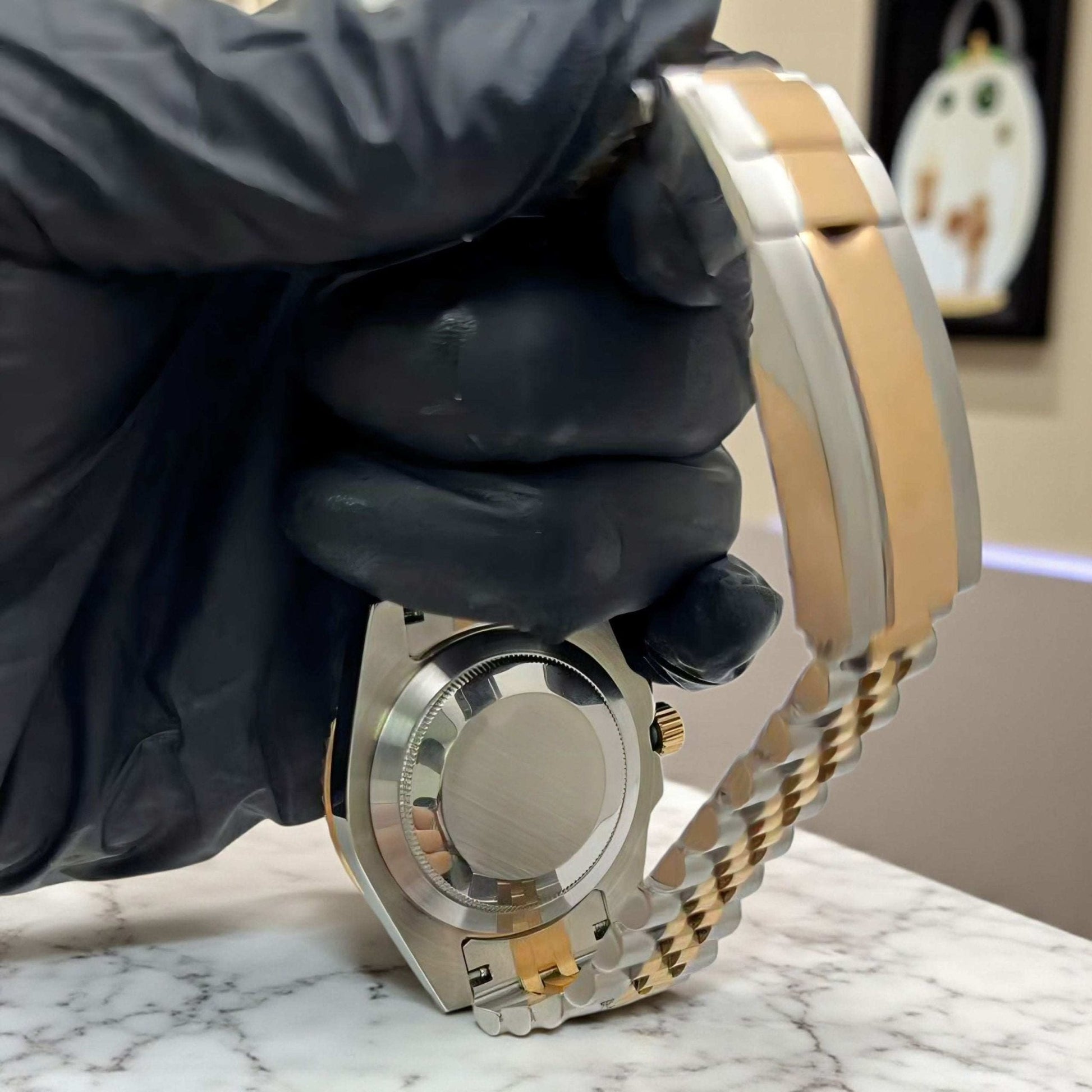 Seiko Mod GMT Master Two-Tone Case - Modtime Creations