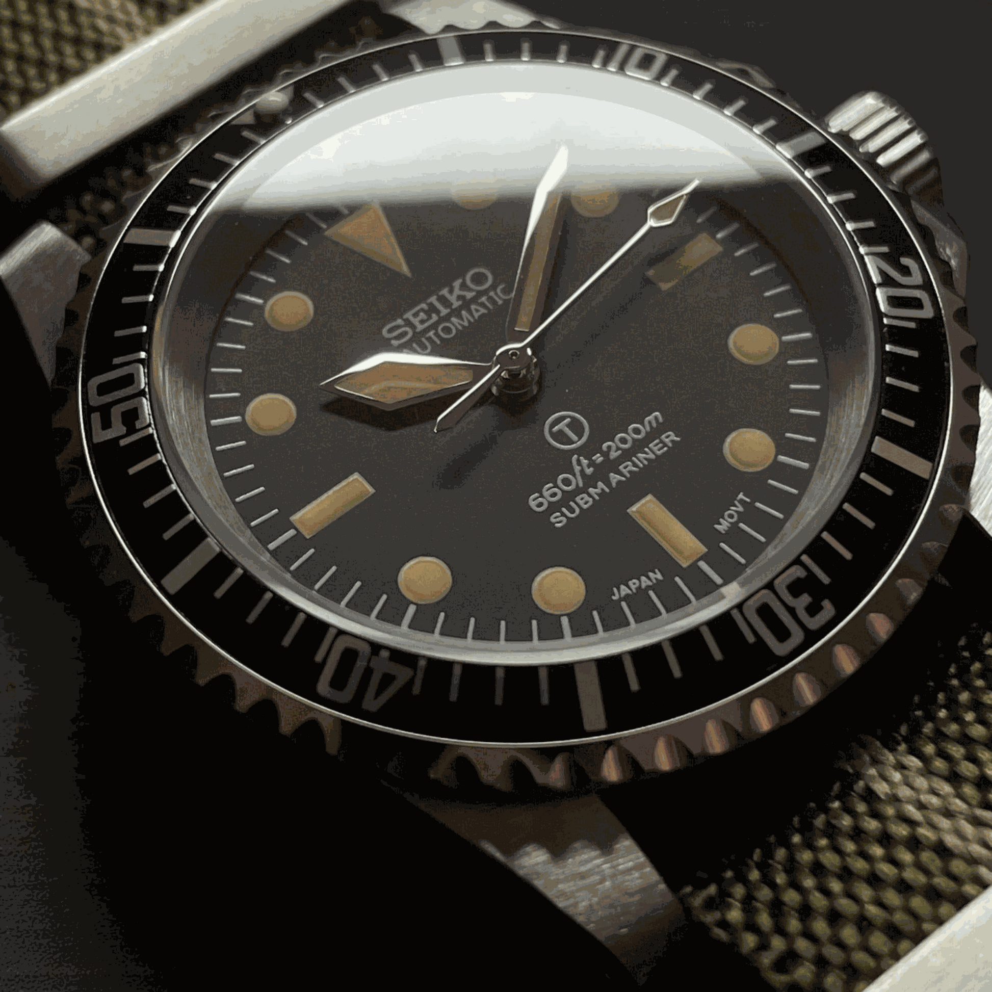 Custom S Mod Vintage Seikomariner Diver Series Collection - MODTIME
