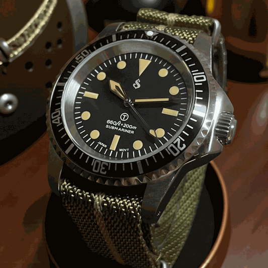 Seiko Mod Submariner Homage - Custom Vintage Collection