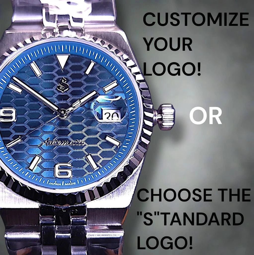 Date Window Blue Dial LD Mod - Modtime - MODTIME