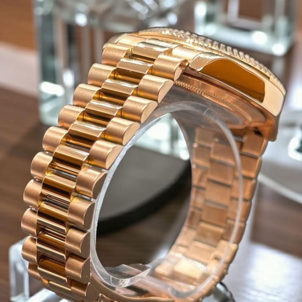 Seiko Mod DayDate Rose Gold Bracelet