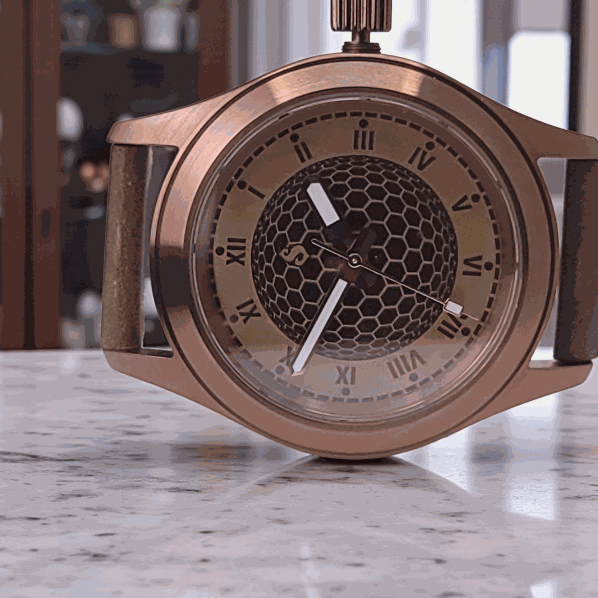 Handcrafted Seiko Mod Custom Brass Vintage Series - Timeless Design - MODTIME