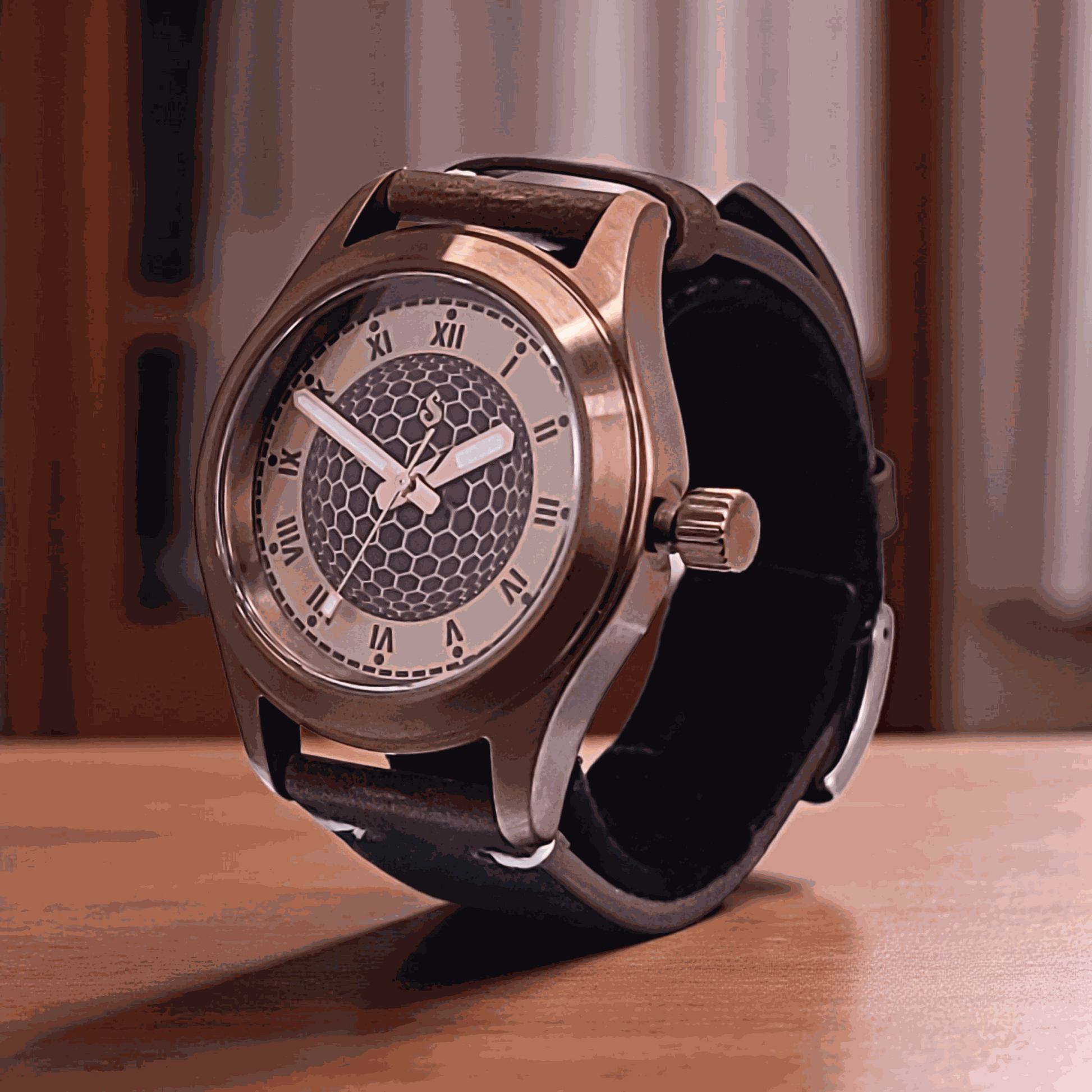Handcrafted Seiko Mod Custom Brass Vintage Series - Timeless Design - MODTIME