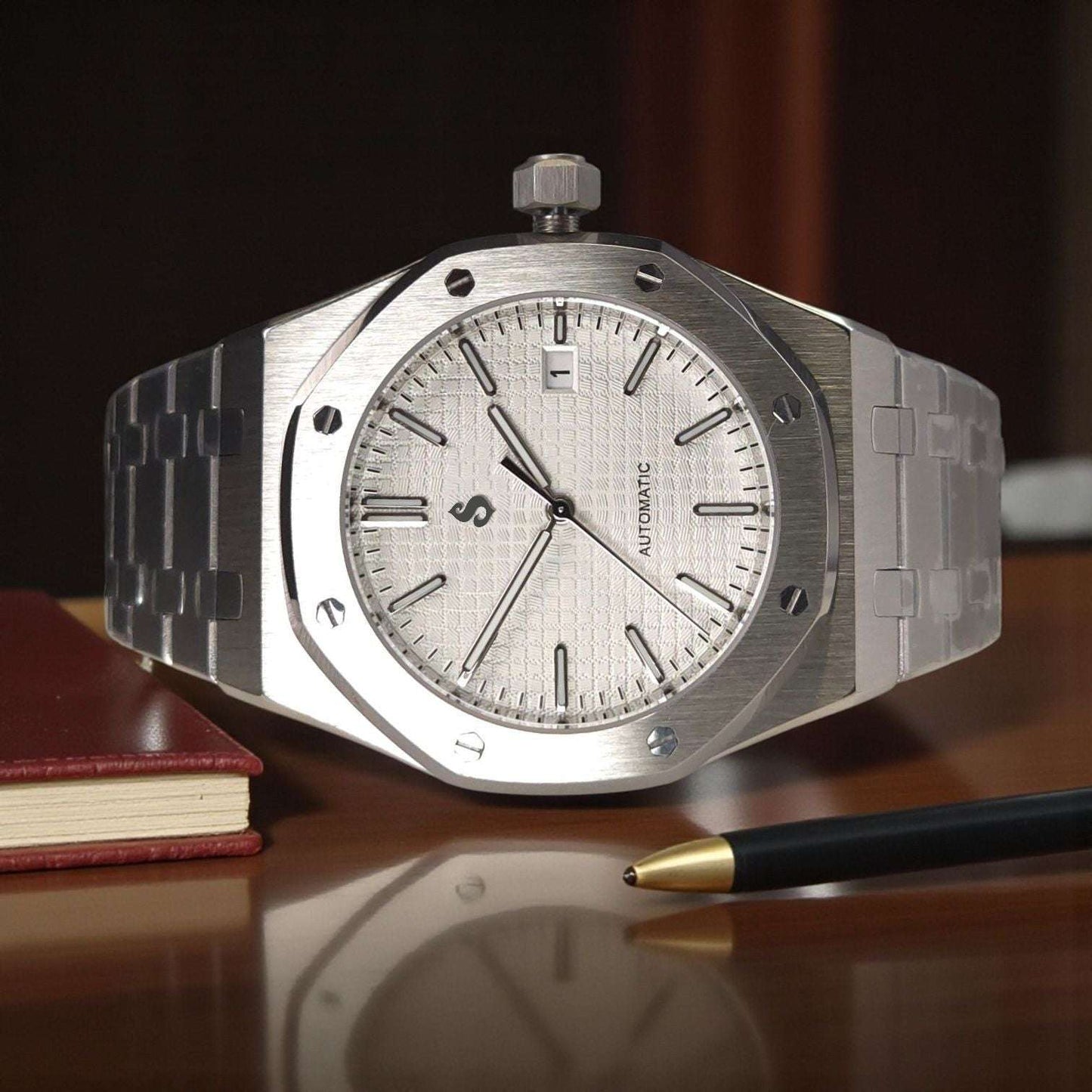 Heritage Oak aka SeiOak - White Dial - Modtime - MODTIME