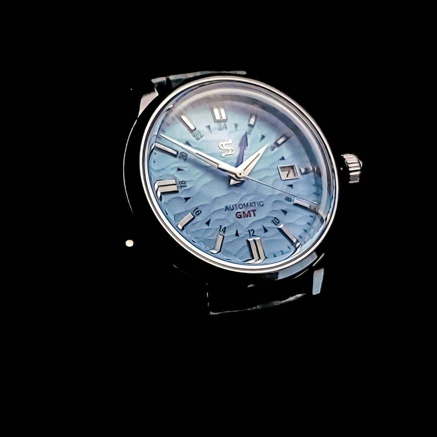 Modded Seiko GMT Grand Homage - Tiffany Light Blue - Modtime Creations