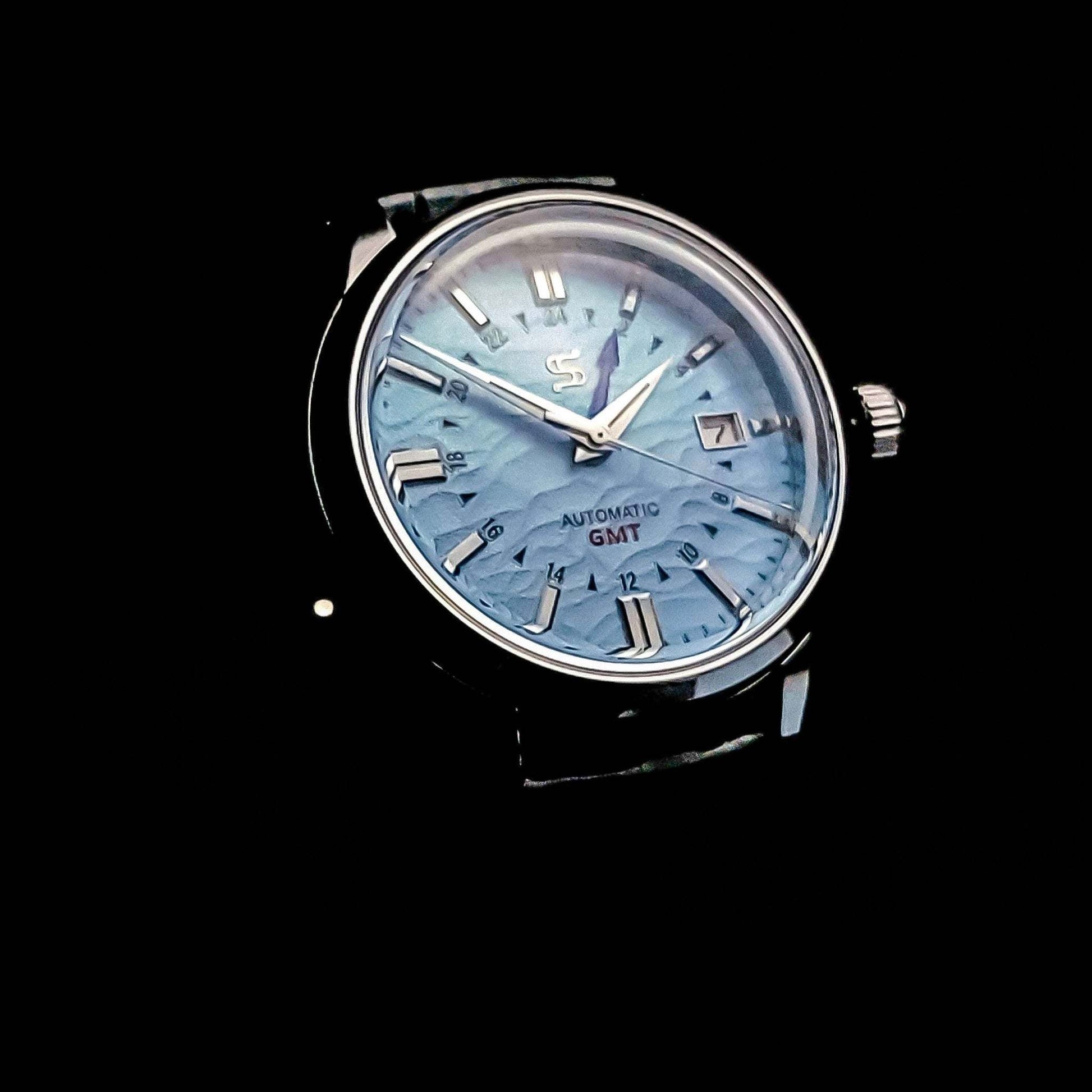 Modded Seiko GMT Grand Homage - Tiffany Light Blue - Modtime Creations