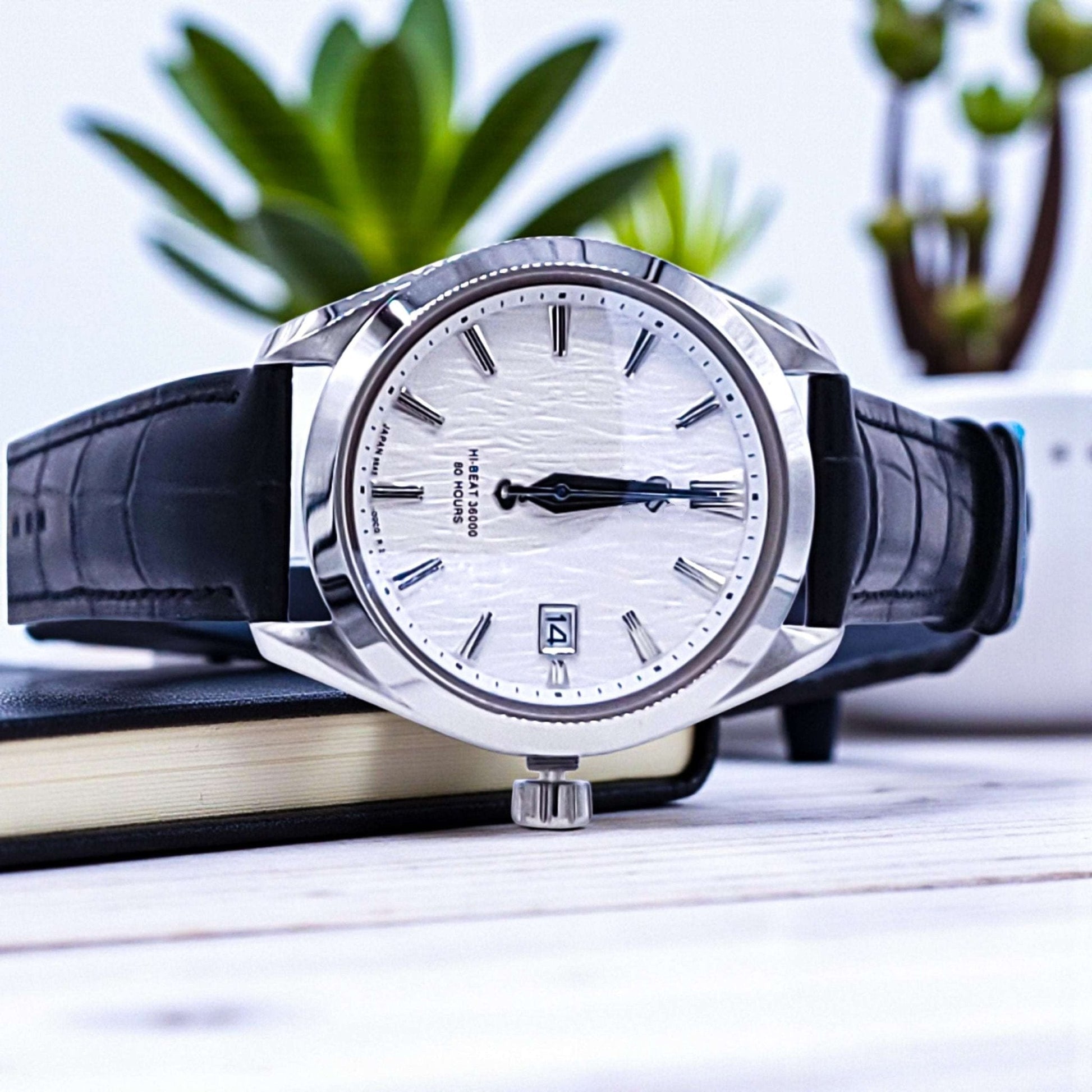 Modded Seiko Grand Automatic Homage - White Dial - Timeless - MODTIME Creations