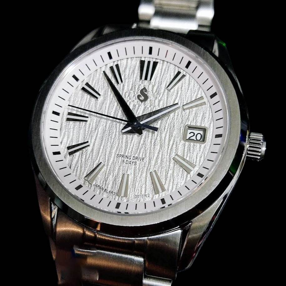 Modded Grand Automatic Homage - White Dial - Timeless - MODTIME