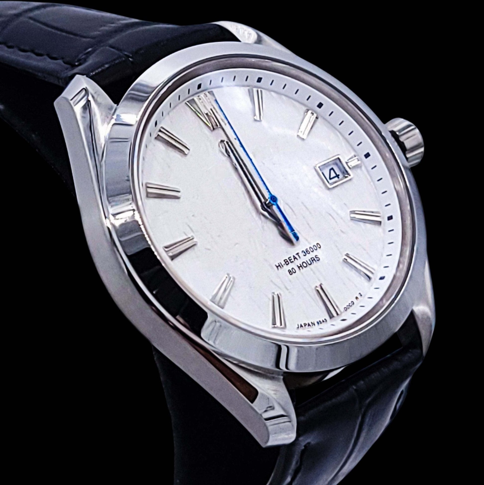 Modded Grand Seiko Automatic Homage - White Dial - Timeless - MODTIME Creations