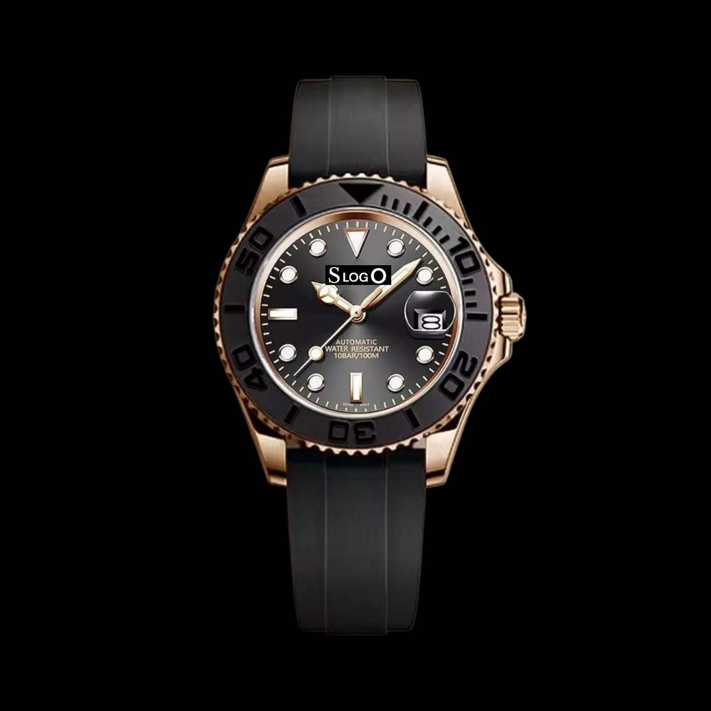 Modded Seiko Yachtmaster Black Gold Diver Series - Modtime Creations