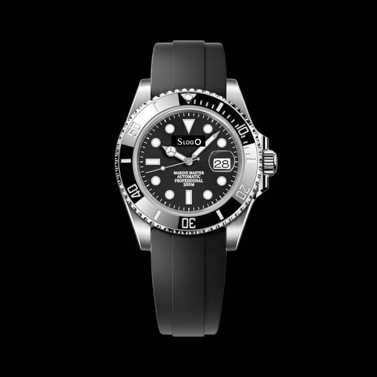 Modded Seiko Black Submariner Diver Series - Modtime 