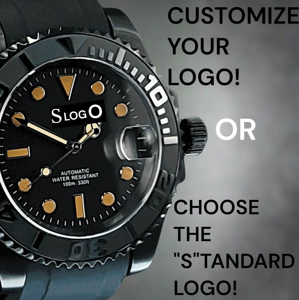 Modded Seiko Yachtmaster aka SeikoMaster Diver Black Gold Stainless Steel - Modtime Creations