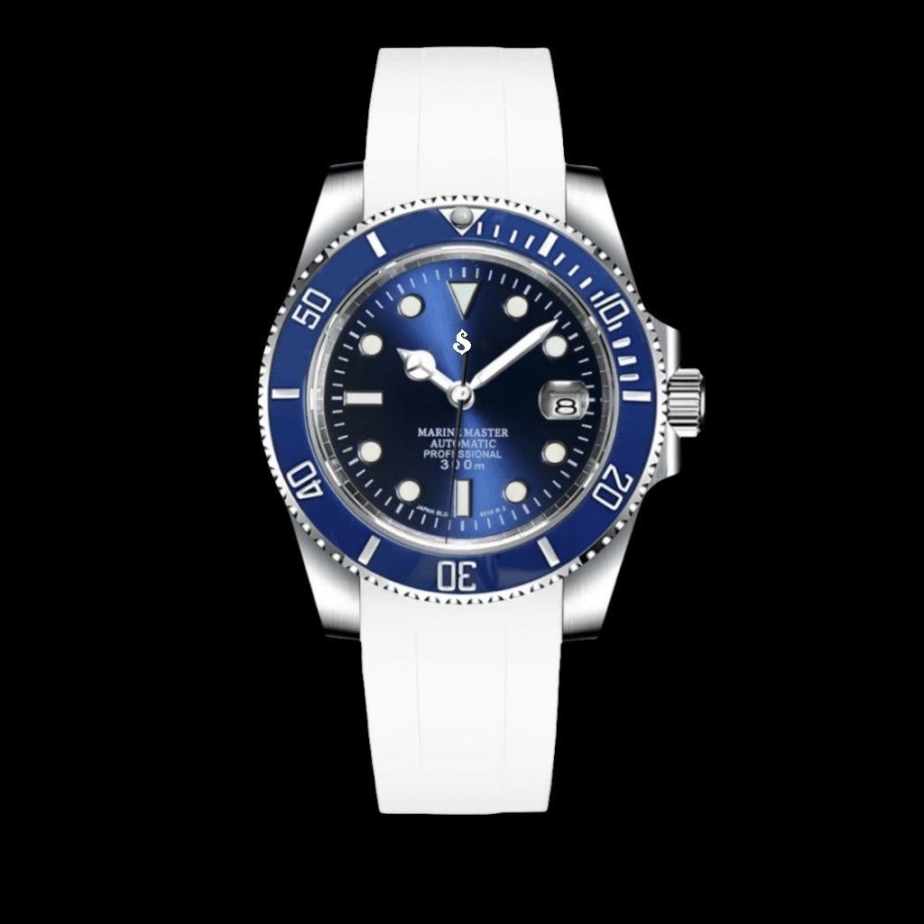 Modded Seiko Submariner Homage Blue Smurf Diver - Modtime