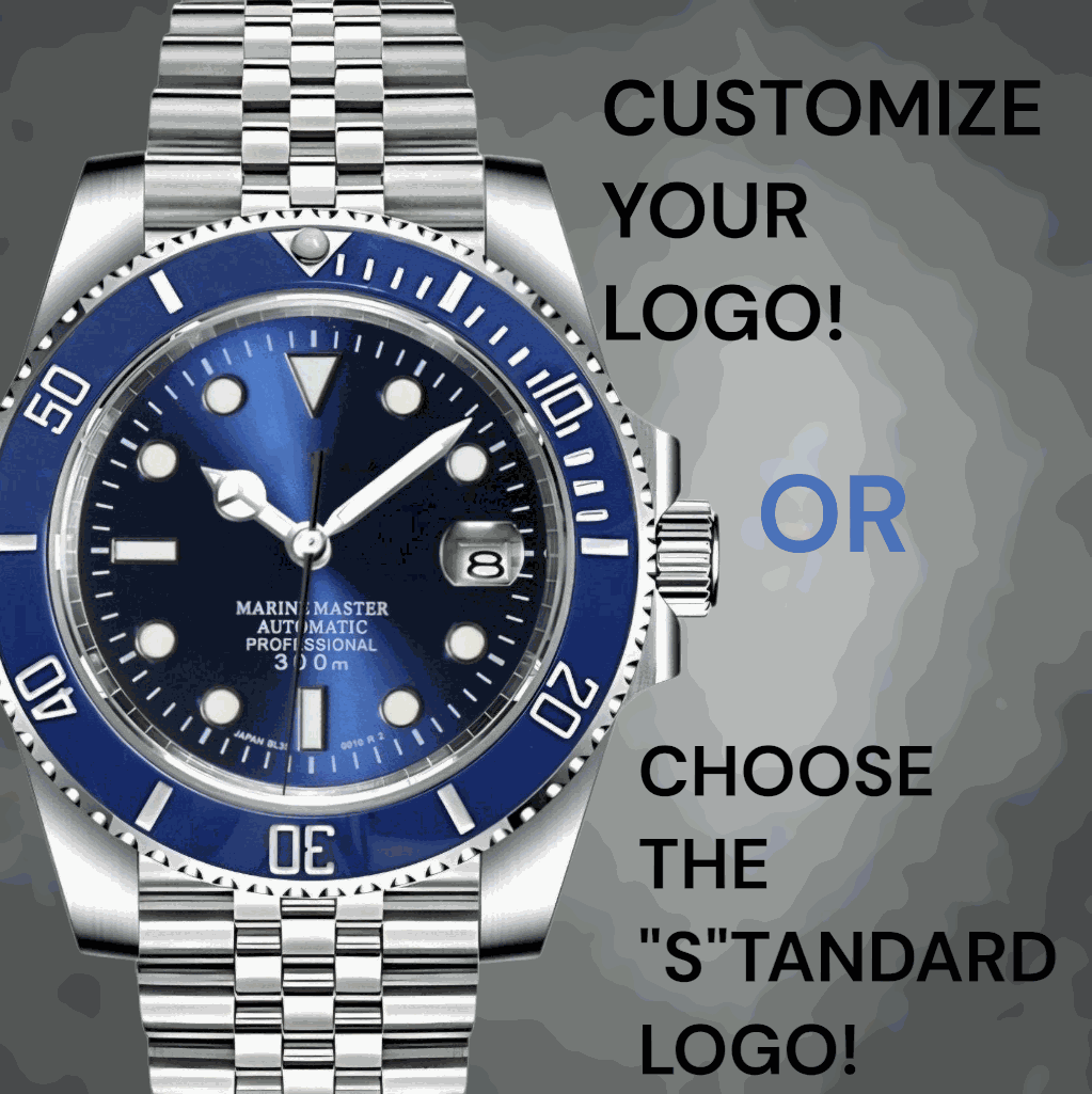 Modded S Blue Seikmariner " Smurf " Series - Modtime - MODTIME