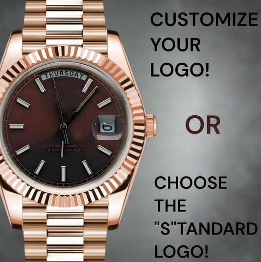Modded Seiko Day Date Homage Custom Chocolate Dial Series