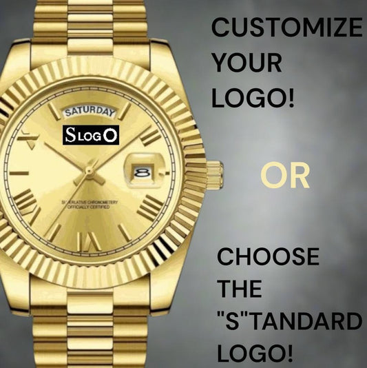 Modded Seiko DayDate Gold Roman Numeral Dial - Modtime Creations