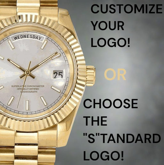 Modded S Day & Date White Dial Gold Series - Modtime - MODTIME