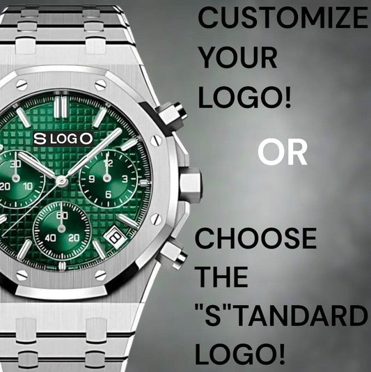 Modded Seiko Royal oak aka SeikOak Chrono Series Green Dial - MODTIME Creations