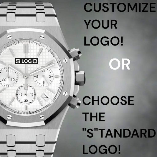Modded Seiko Heritage "O" aka SeikOak Chronograph Series White Dial - MODTIME