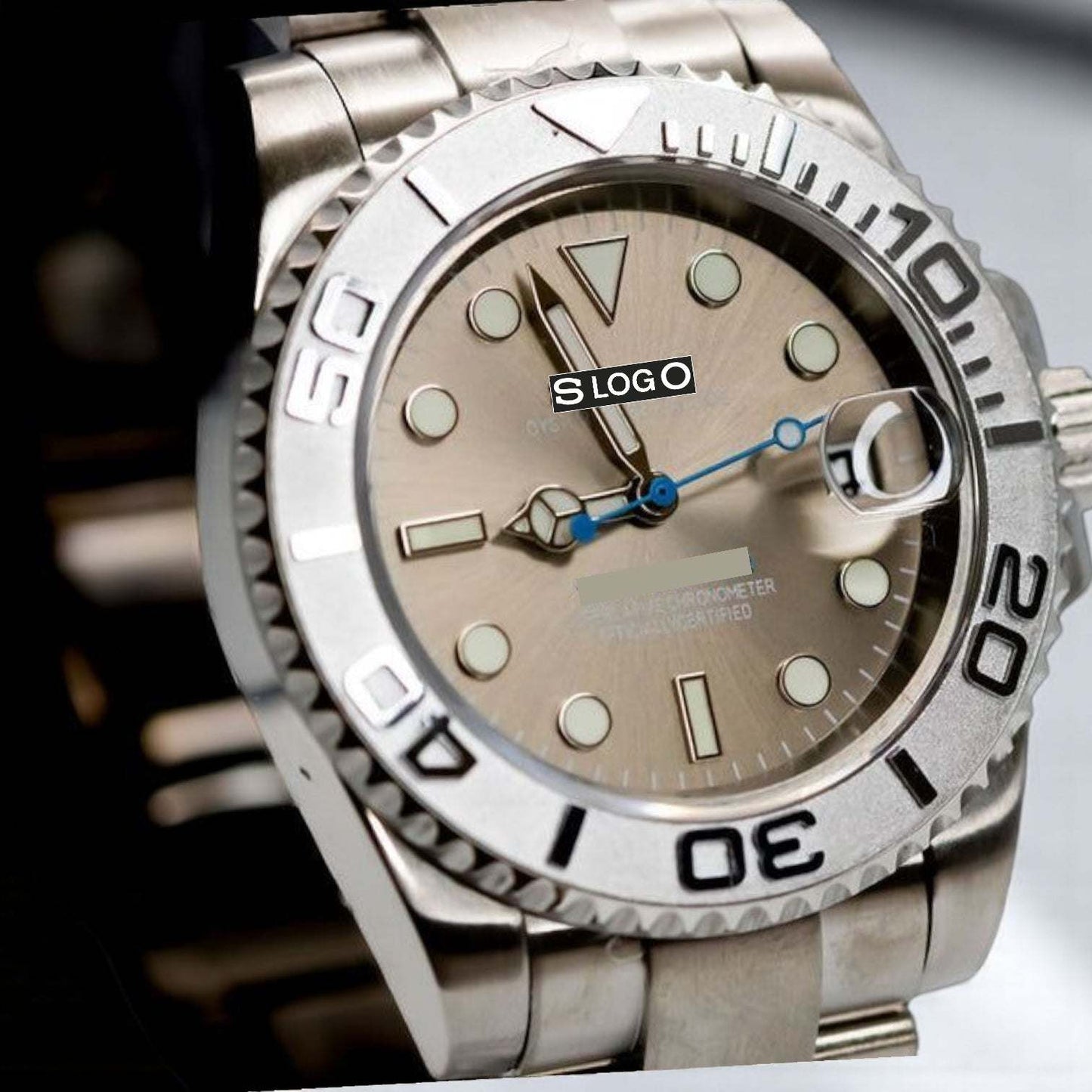 Modded Seiko Yachtmaster Rhodium aka Seikomaster Diver Series - Modtime Creations