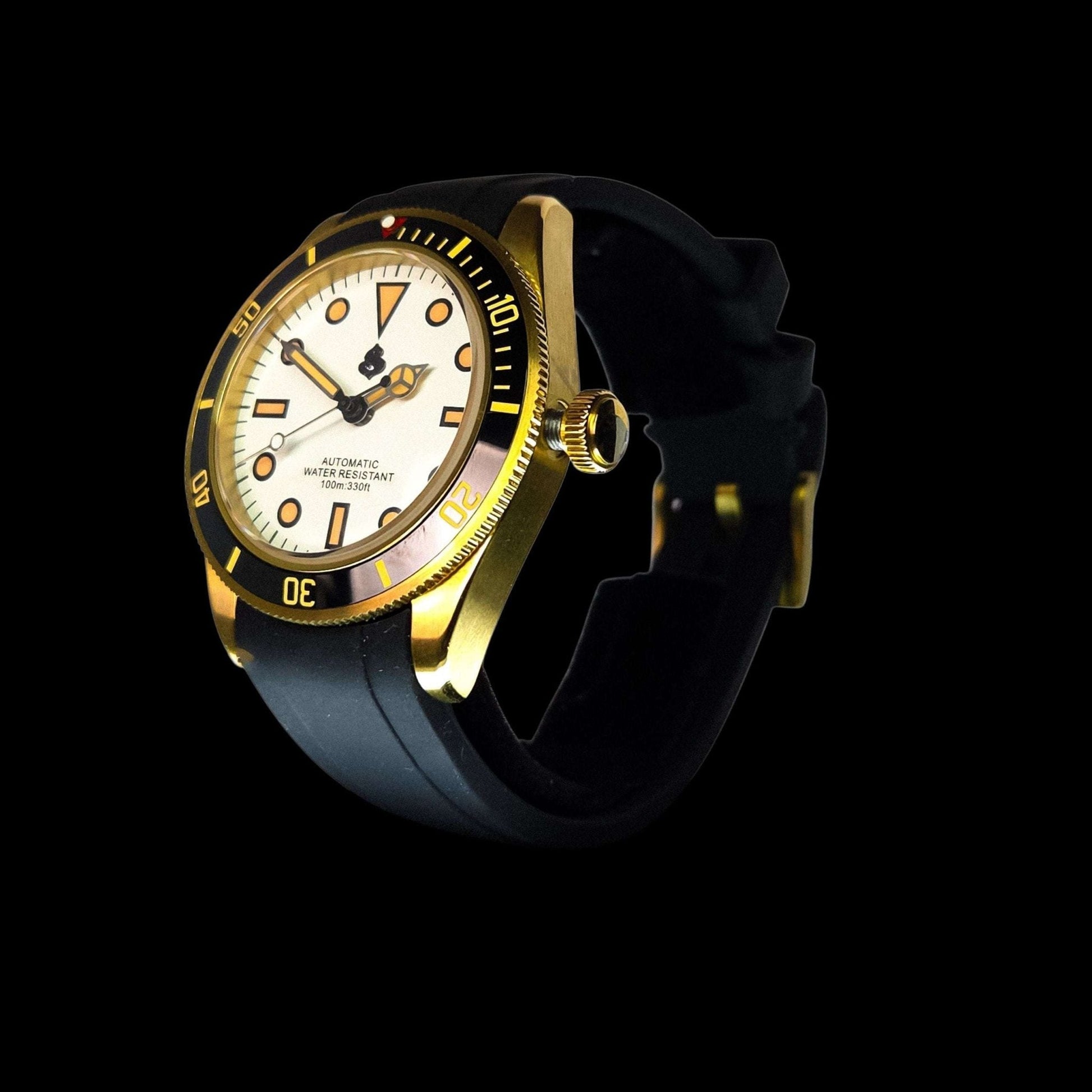 Modded Seiko Rose Gold Vintage Yachtmaster Diver Series - Modtime 