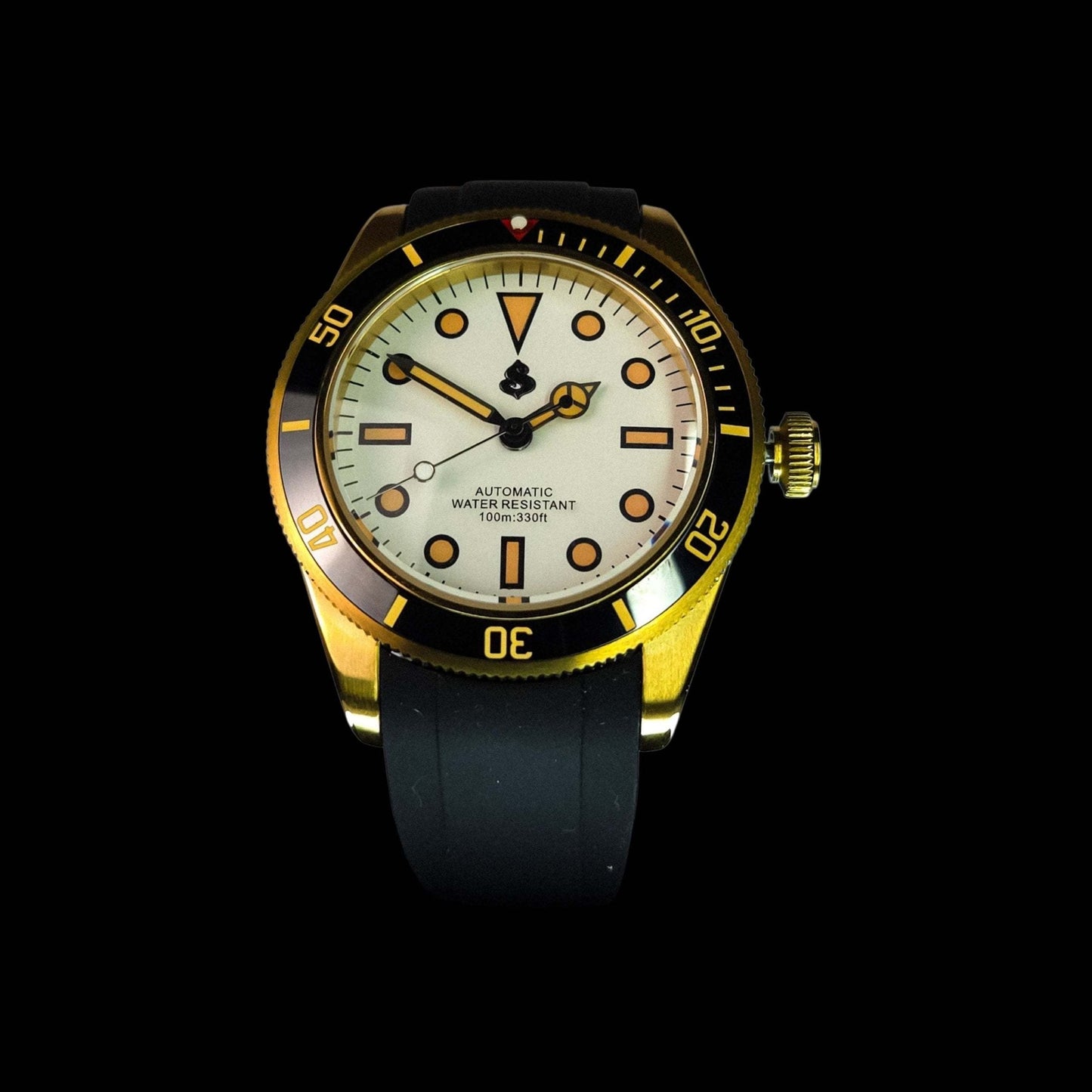 Modded Seiko Rose Gold Vintage Yachtmaster Diver Series - Modtime 