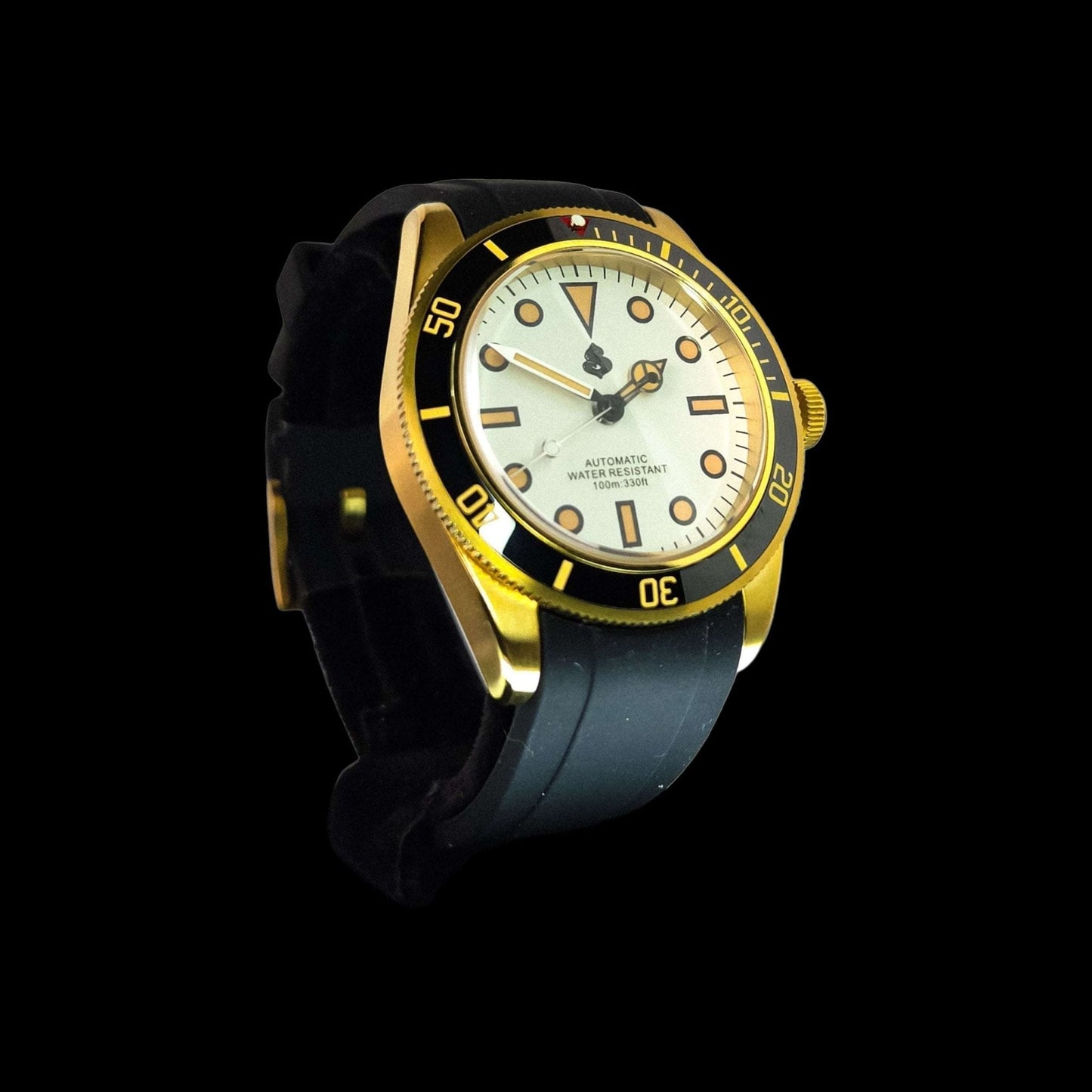Modded Seiko Rose Gold Vintage Yachtmaster Diver Series - Modtime 
