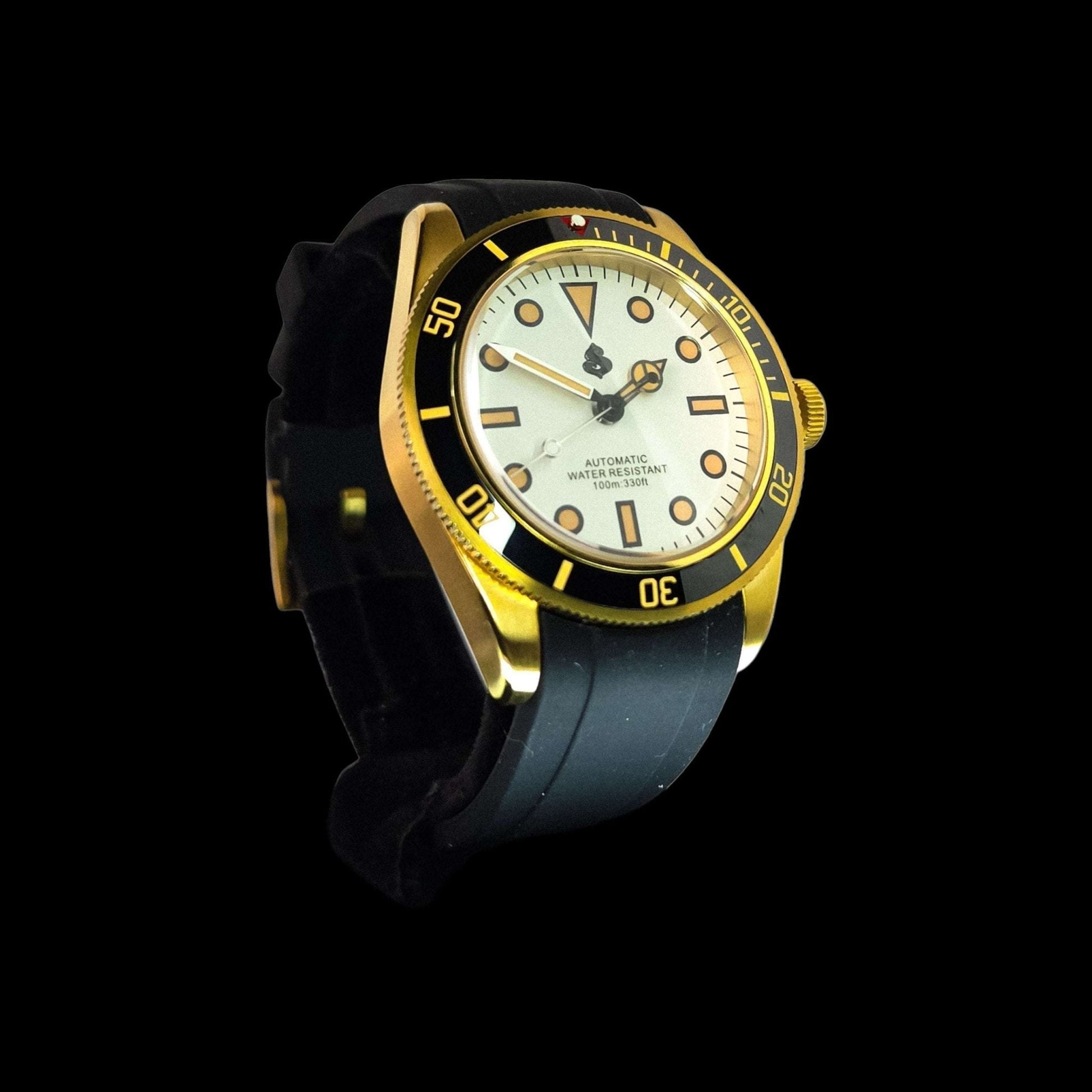 Modded Seiko Rose Gold Vintage Yachtmaster Diver Series - Modtime 