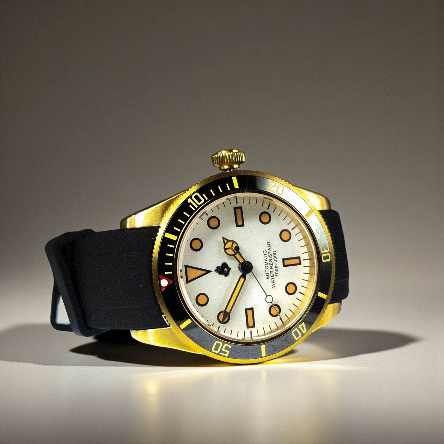 Modded Seiko Rose Gold Vintage Yachtmaster Diver Series - Modtime 