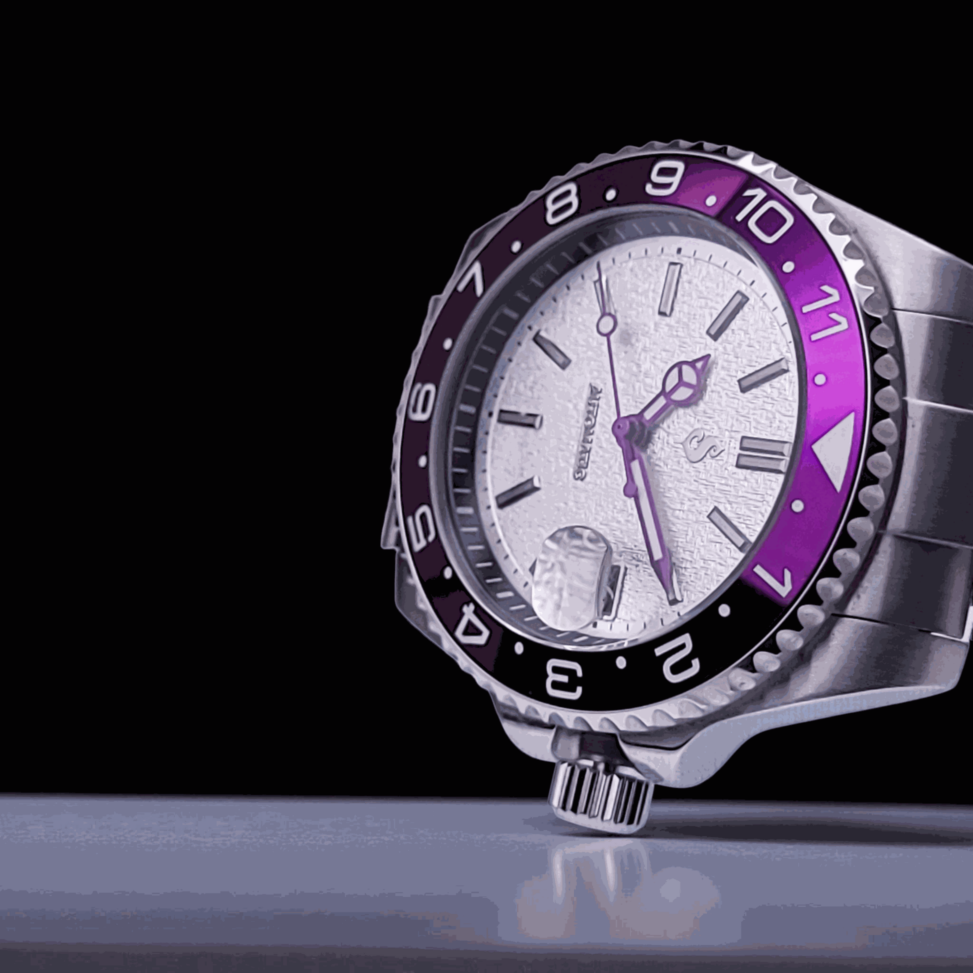 Modded S White Joker Seikmariner Diver - Modtime - MODTIME