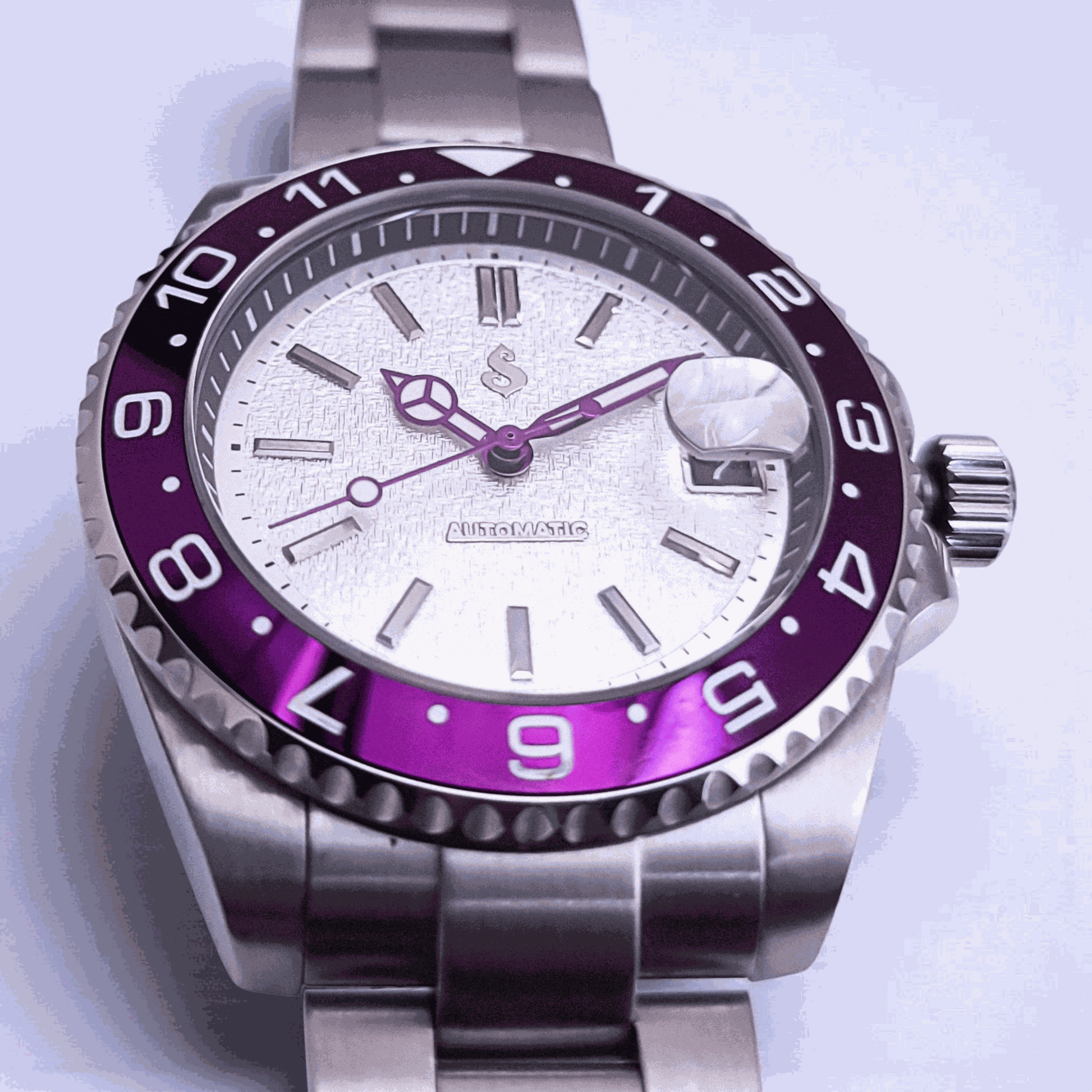Modded S White Joker Seikmariner Diver - Modtime - MODTIME