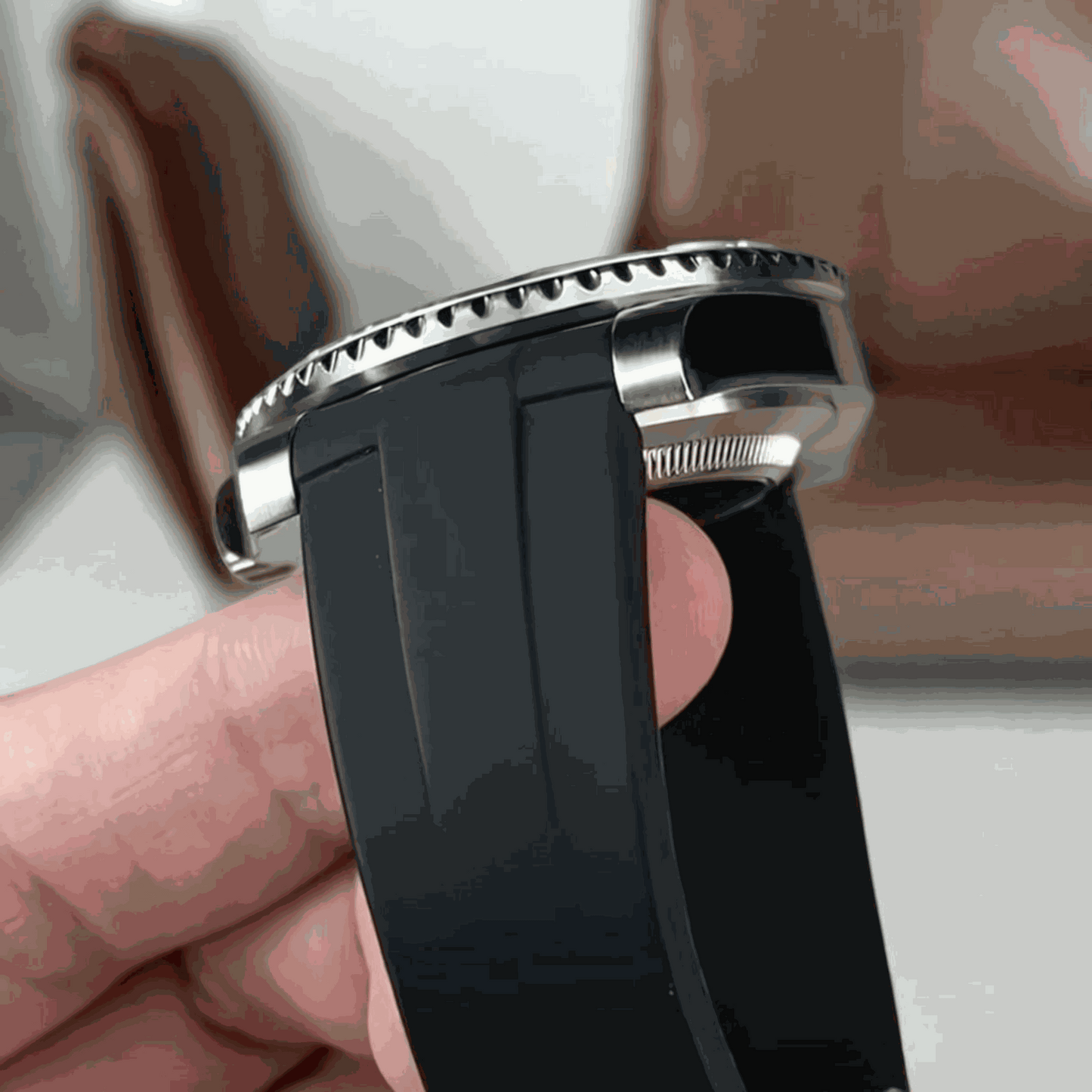 Modded Seiko Black Silver Yachtmaster Diver Series - MODTIME