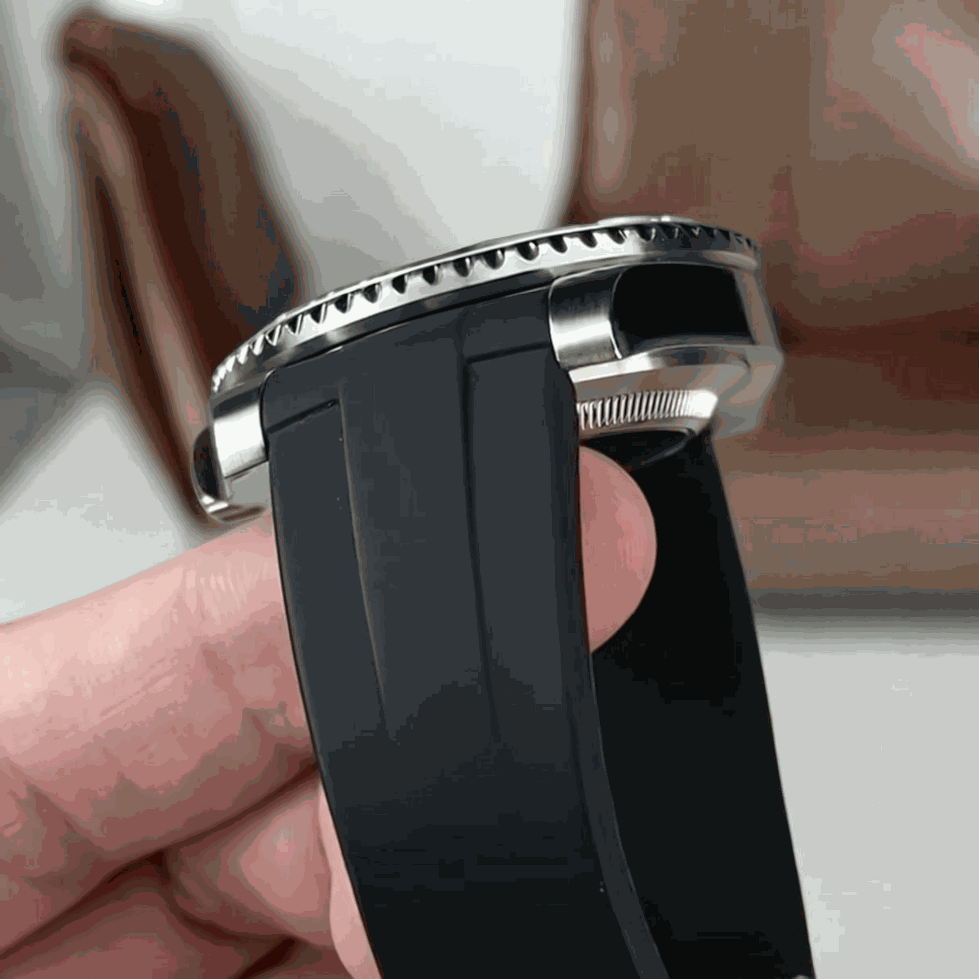Modded Seiko Black Silver Yachtmaster Diver Series - MODTIME
