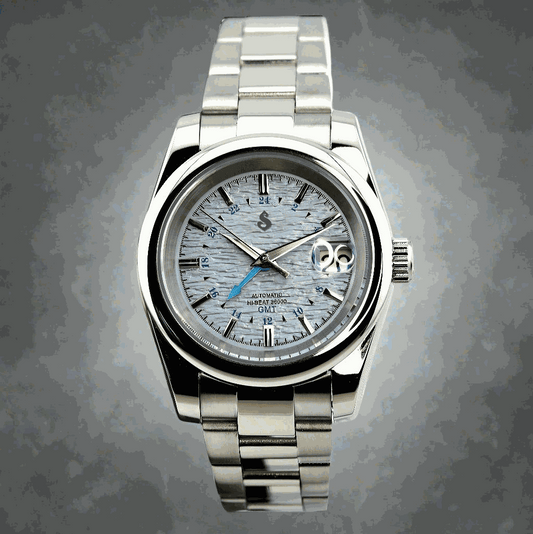 Modded Seiko Grand Homage Light Blue Dial: Classic Design