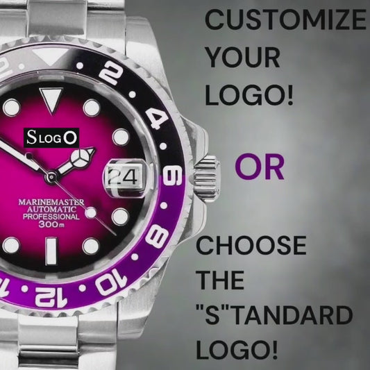 Seikmariner " Joker " Mod Series - Fuchsia Purple Dial - Modtime