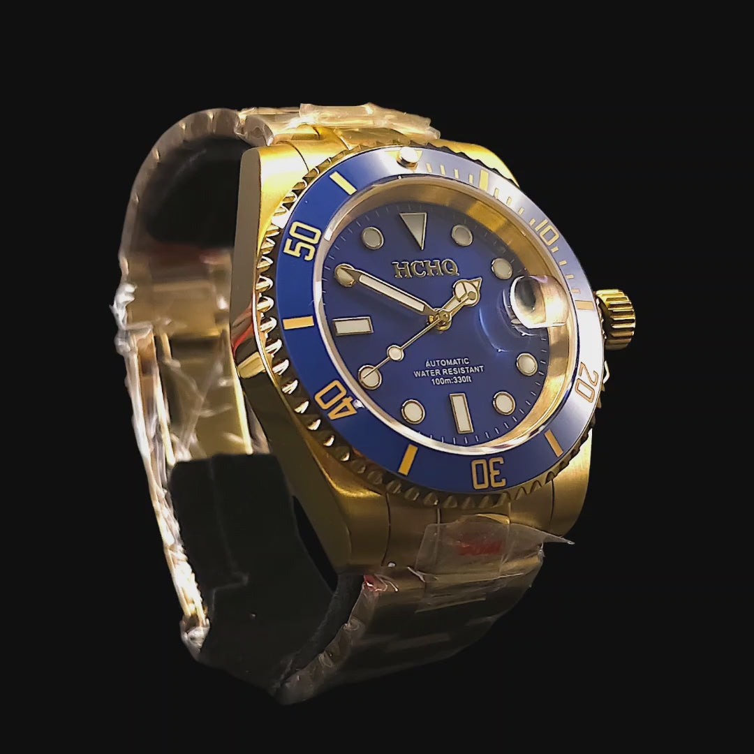 Seiko Mod Sub Diver Homage Blue Smurf Diver - Modtime – MODTIME