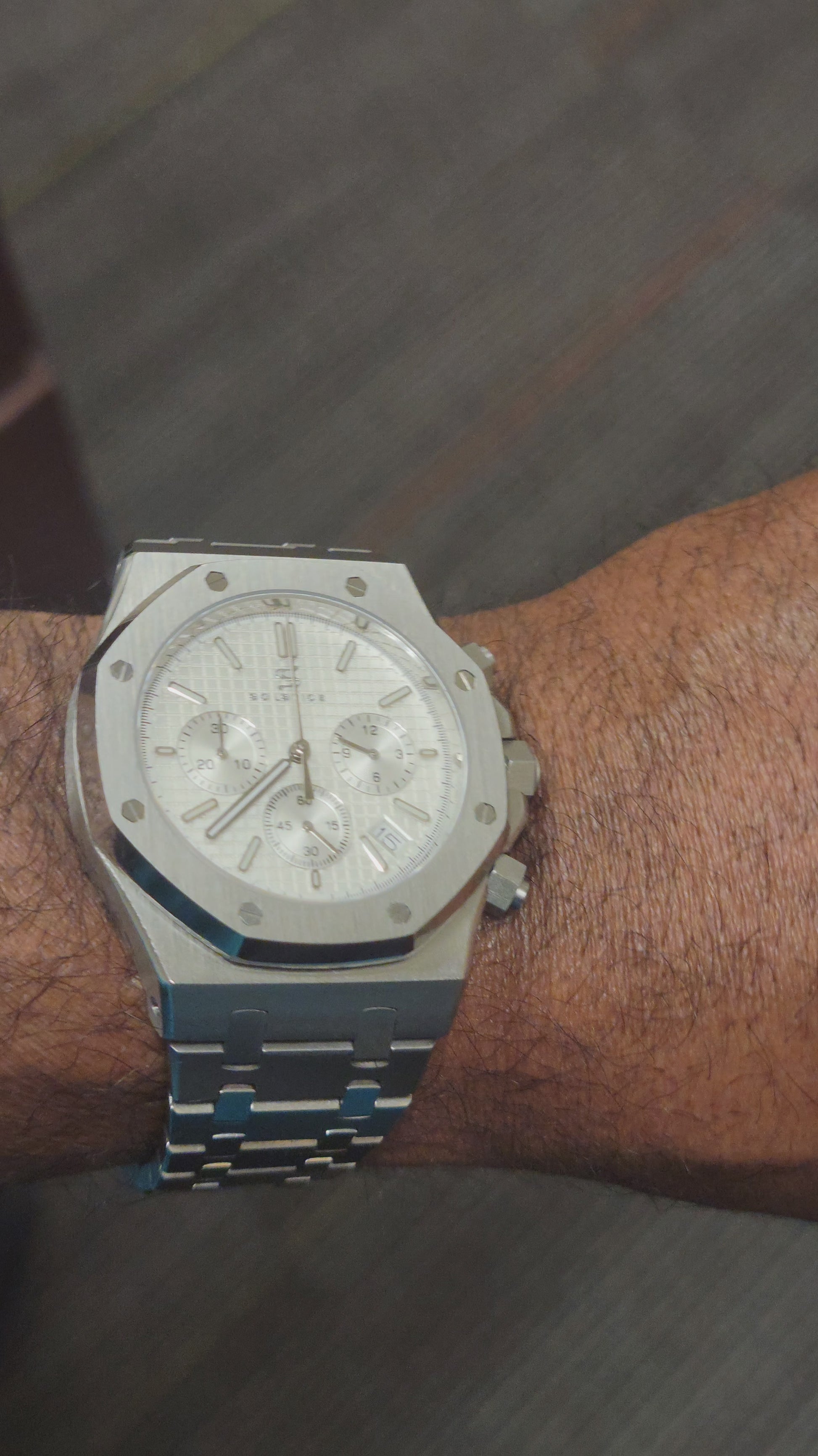 Modded Seiko Heritage "O" Chronograph Sterile Series - Modtime