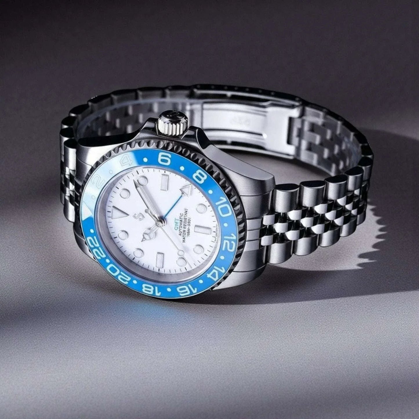 Seiko Mod GMT Master Tiffany Blue White: Modtime Creations