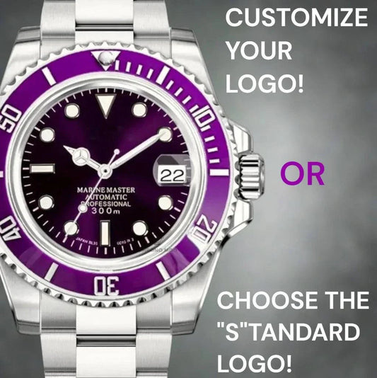 Modded Seiko Seikmariner Purple Haze Diver Mod by Modtime with NH35 automatic movement and sapphire crystal