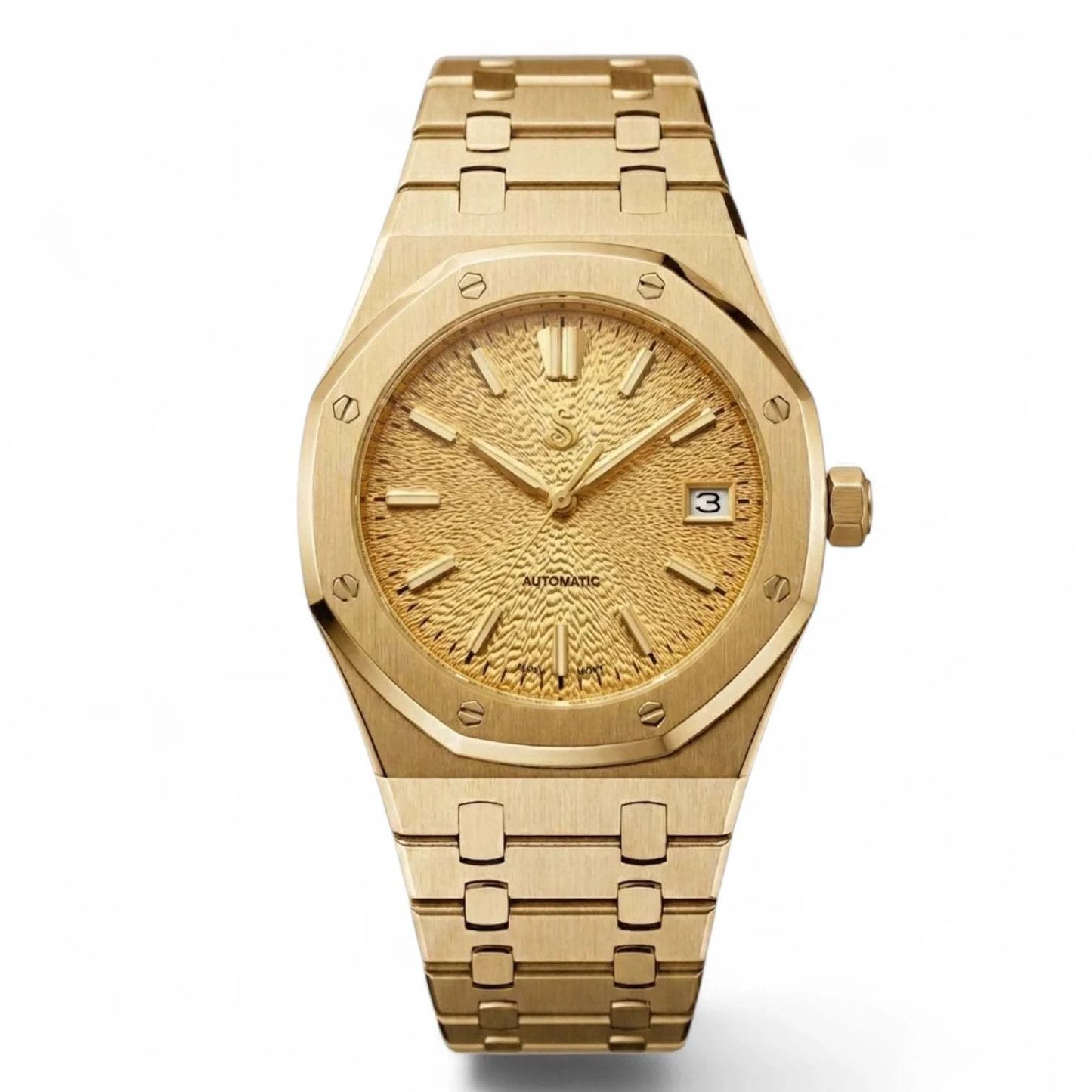 Grand Oak Fusion Mod Watch Series Textured Gold GS Dial - Modtime
