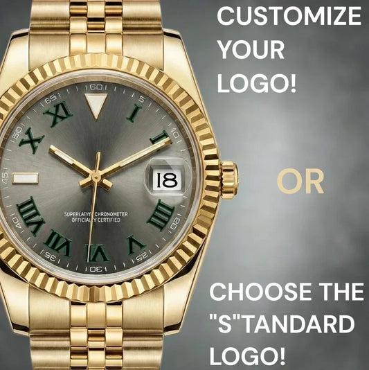 SeikJust Date Window Wimbledon Series Seiko Mod luxury watch with NH35 automatic movement and sapphire crystal