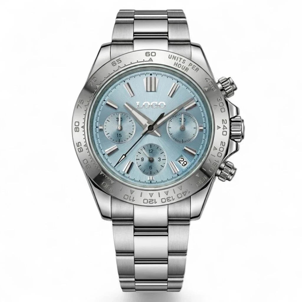 Grand Seitona Tiff Blue Dial Silver Mod Watch - GS Fusion
