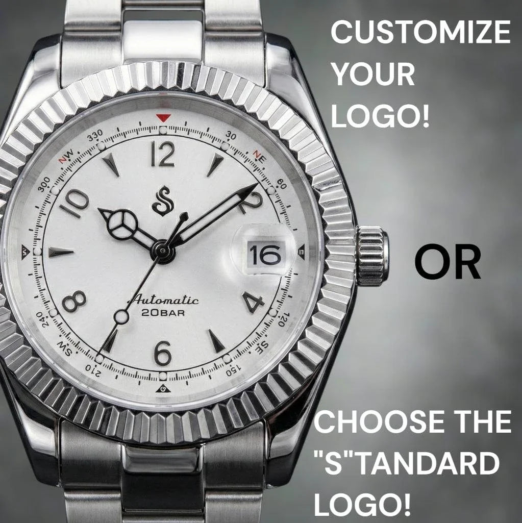 Seiko Mod Datejust Alpinist Fusion White Dial - Modtime Creations