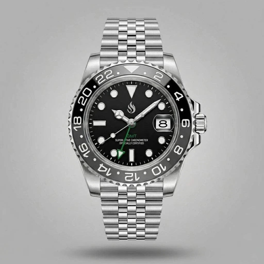 SeikMaster 42 MM SKX GMT Grey Black "B Wayne" Diver Mod Watch - Modtime