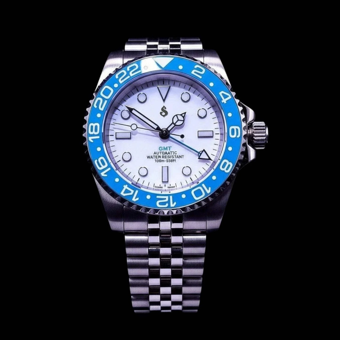 Seiko Mod GMT Master Tiffany Blue White: Modtime Creations