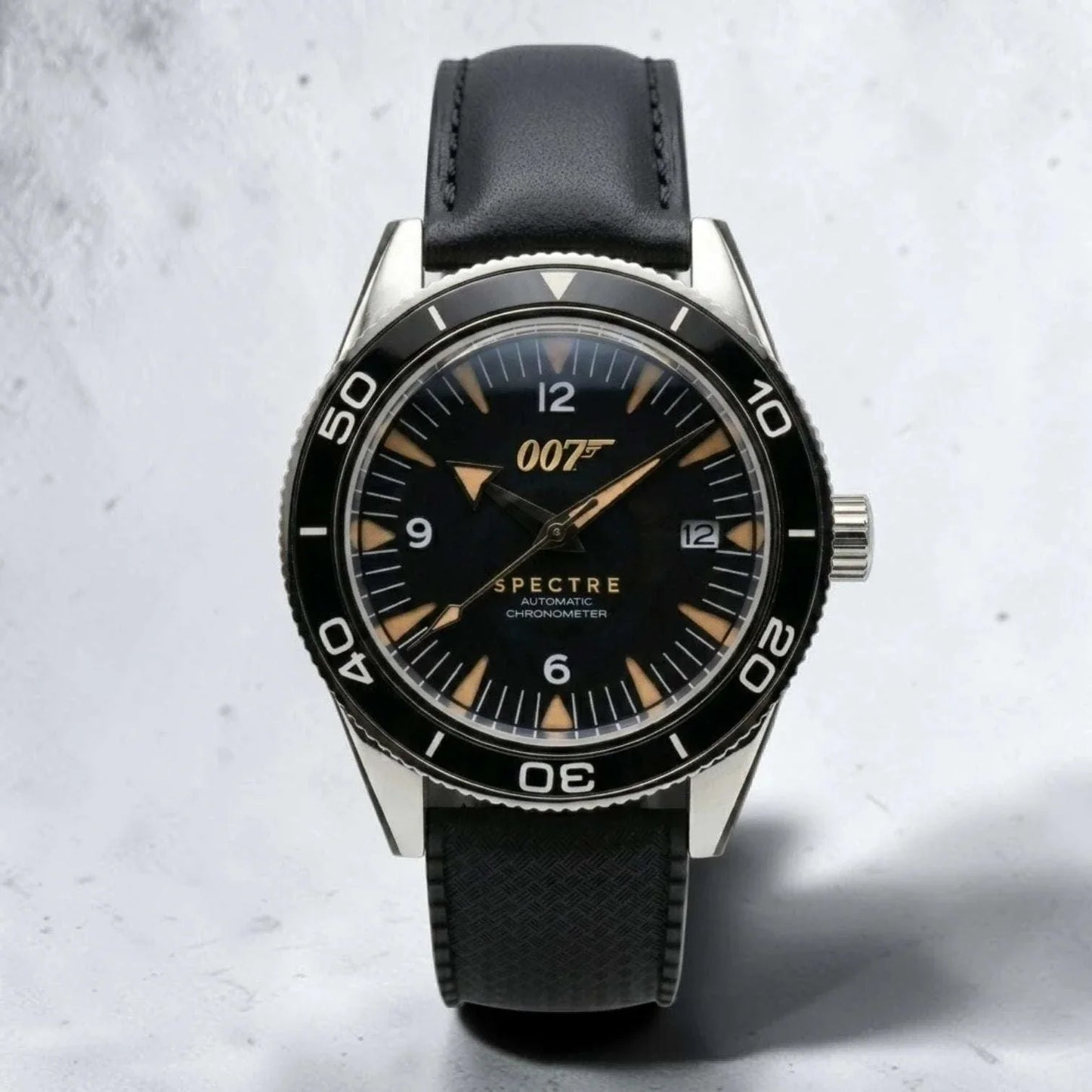 Seiko Mod Omega Seamaster Spectre James Bond 007 Homage built by Modtime Creations 
