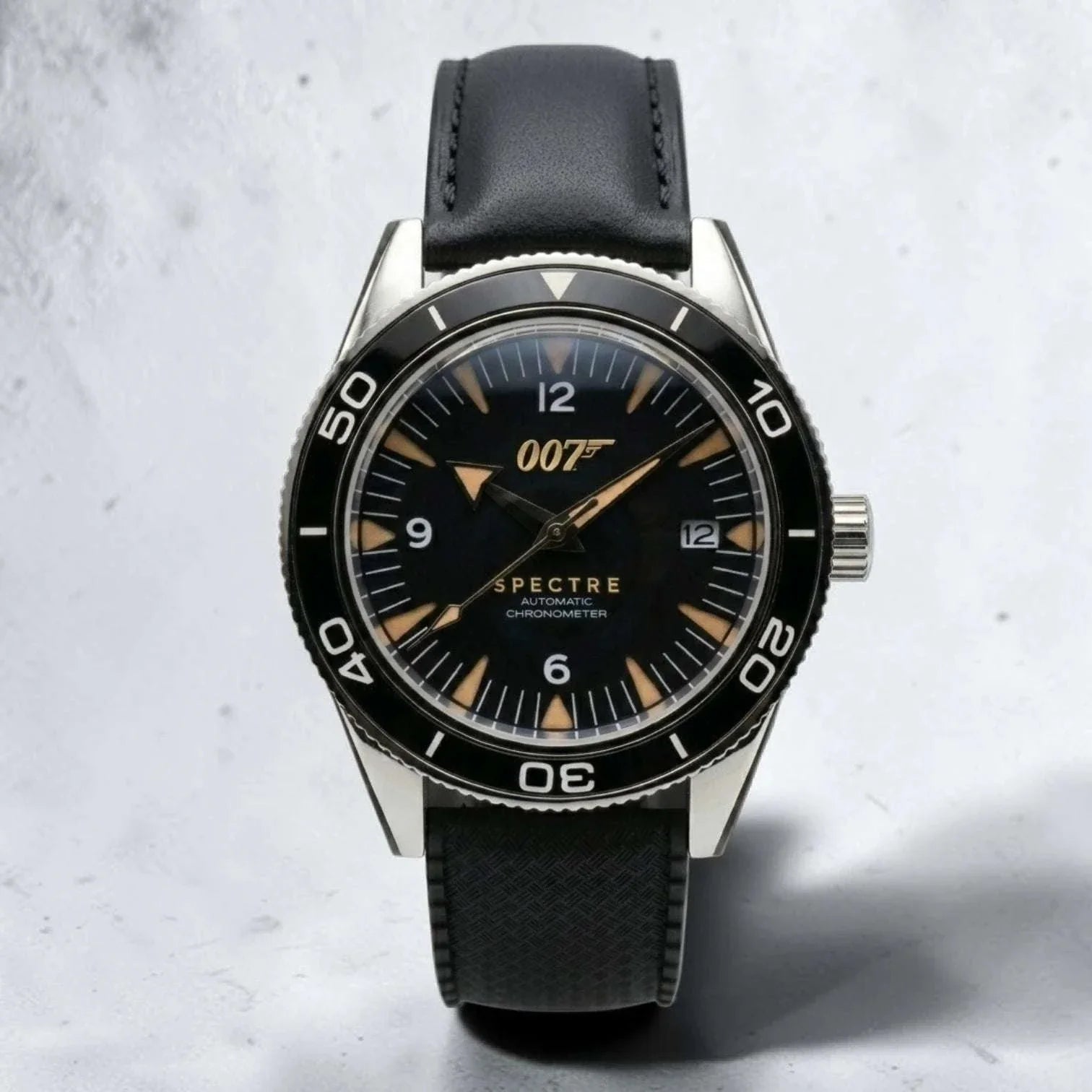Seiko Mod Omega Seamaster Spectre James Bond 007 Homage built by Modtime Creations 